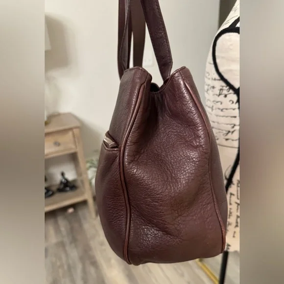 Etienne aigner Elegant Brown Leather Tote Bag - Picture 3 of 16